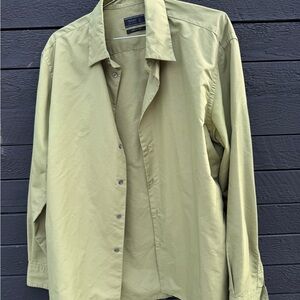 Prada Green Lightweight Shirt Jacket